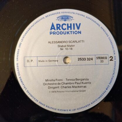 Archiv Produktion 2533 324 - Alessandro Scarlatti, Mirella Freni - Image 5