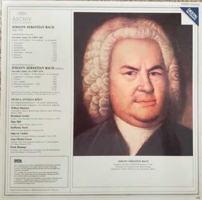 Archiv Produktion 2534007 - Johann Sebastian Bach, Musica Antiqu - Image 2