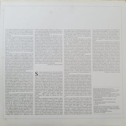 Archiv Produktion 2534007 - Johann Sebastian Bach, Musica Antiqu - Image 4