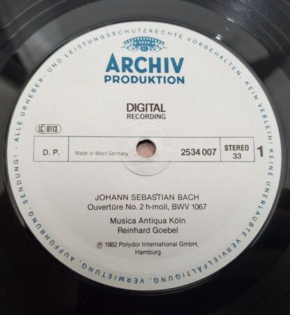 Archiv Produktion 2534007 - Johann Sebastian Bach, Musica Antiqu - Image 5