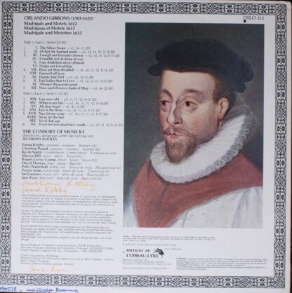 L'Oiseau-Lyre DSLO 512 - Orlando Gibbons, The Consort Of Musicke - Image 2