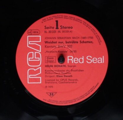 RCA Red Seal RL 30331 - Helen Donath, Klaus Donath, Johann Sebas - Image 3