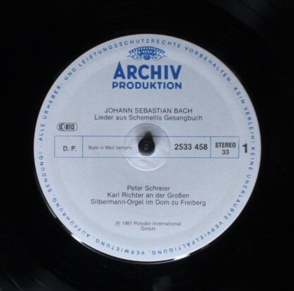 Archiv Produktion 2533 458 - Johann Sebastian Bach, Peter Schrei - Image 5