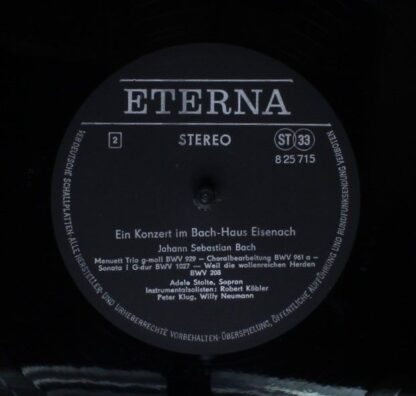 Eterna 8 25 715 - Johann Sebastian Bach - Konzert Im Bach-Haus E - Image 4