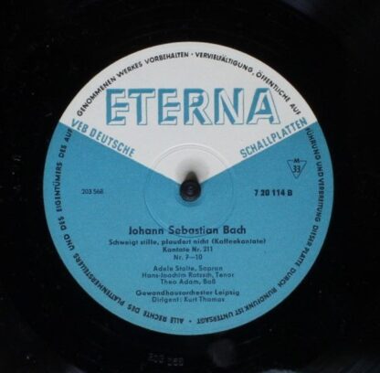 Eterna 7 20 114 - Johann Sebastian Bach - Schweigt Stille, Plaud - Image 4