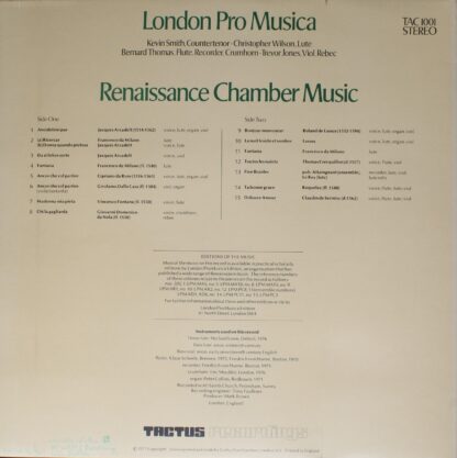 Tactus (3) TAC 1001 - The London "Pro Musica" Symphony Orchestra - Image 2