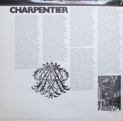 EMI Electrola 1 C 187-30855/56 Q - Marc Antoine Charpentier, Gul - Image 3
