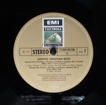 His Master's Voice 1C 065-02 236 - Daniel Barenboim, Itzhak Perl - Image 3