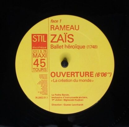 Stil 1211 S 79 - Jean-Philippe Rameau - Zaïs, Ballet Héroïque Mi - Image 3
