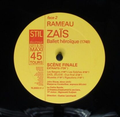 Stil 1211 S 79 - Jean-Philippe Rameau - Zaïs, Ballet Héroïque Mi - Image 4
