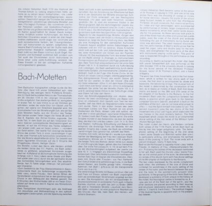 Harmonia Mundi 29 29046-8 - Johann Sebastian Bach, Kantorei Barm - Image 4