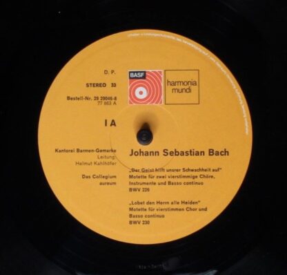 Harmonia Mundi 29 29046-8 - Johann Sebastian Bach, Kantorei Barm - Image 5