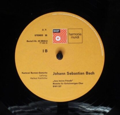 Harmonia Mundi 29 29046-8 - Johann Sebastian Bach, Kantorei Barm - Image 6