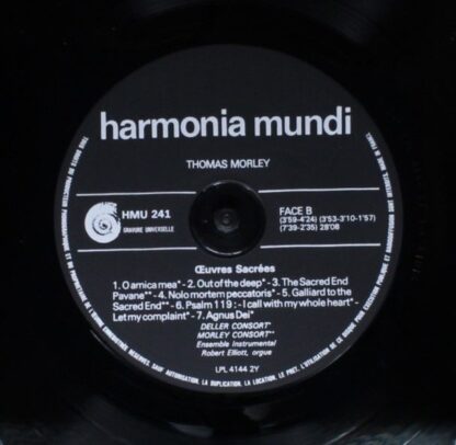 harmonia mundi France HM 241 - Thomas Morley, Deller Consort, Al - Image 4