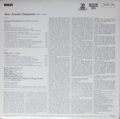 Erato ZL 30711 - Marc Antoine Charpentier, Gulbenkian Orchestra, - Image 2