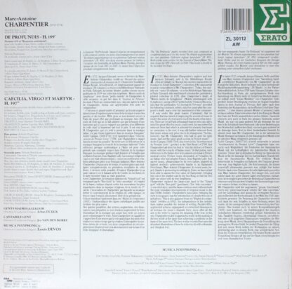 Erato NUM 75246 - Marc Antoine Charpentier, Louis Devos, Musica - Image 2