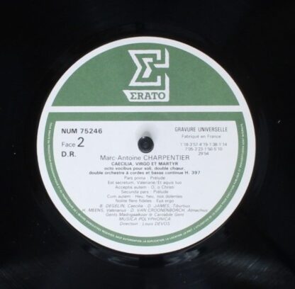 Erato NUM 75246 - Marc Antoine Charpentier, Louis Devos, Musica - Image 4