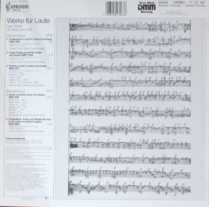 Capriccio C 27 067 - Johann Sebastian Bach, Monika Rost, Jürgen - Image 2