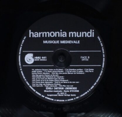 Harmonia Mundi HMU (3) 440 - Schola Cantorum Londiniensis - Dict - Image 6