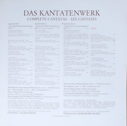 Telefunken SKW 3/1-2 - Johann Sebastian Bach - Kantatenwerk · Co - Image 3