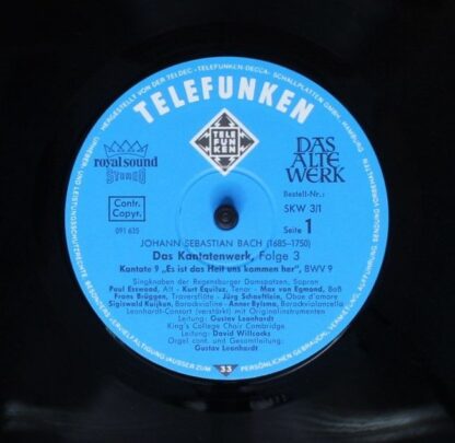 Telefunken SKW 3/1-2 - Johann Sebastian Bach - Kantatenwerk · Co - Image 9