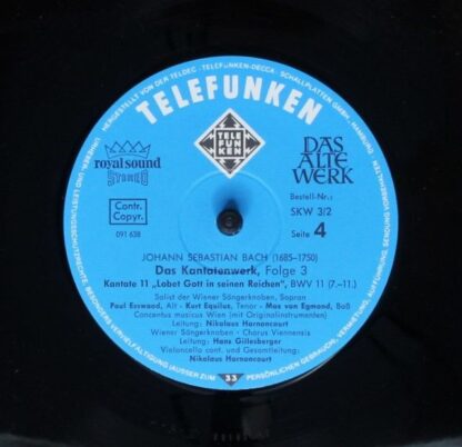 Telefunken SKW 3/1-2 - Johann Sebastian Bach - Kantatenwerk · Co - Image 12