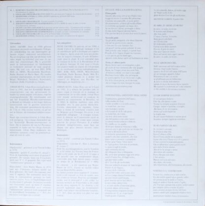 Alpha (34) BNB 1 - René Jacobs, Johan Huys - G. Caccini - J.H. K - Image 2