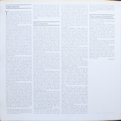 Archiv Produktion 2533 305 - Giulio Caccini, Jacopo Peri, Claudi - Image 4