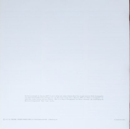 Telefunken 6.35269 EX - Johann Sebastian Bach - Kantatenwerk · C - Image 8