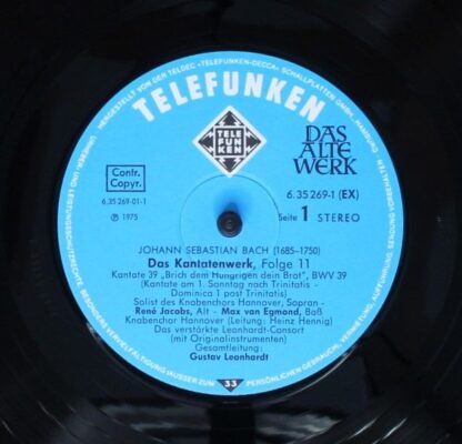 Telefunken 6.35269 EX - Johann Sebastian Bach - Kantatenwerk · C - Image 9