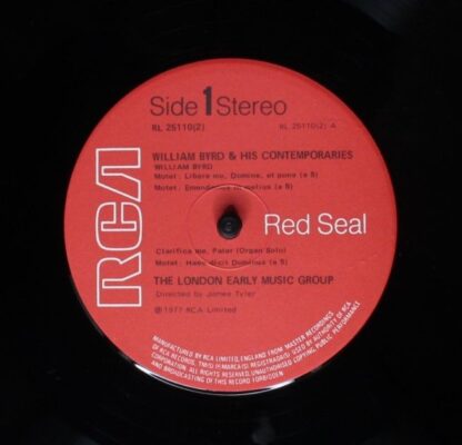 RCA Red Seal RL 25110 - The London Early Music Group - William B - Image 5