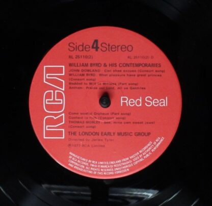 RCA Red Seal RL 25110 - The London Early Music Group - William B - Image 8