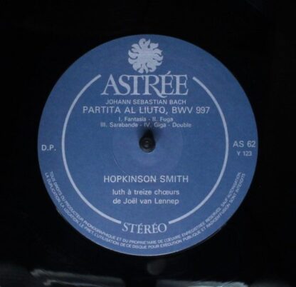 Astree AS 912 - Johann Sebastian Bach,Hopkinson Smith - L'Œuvre - Image 7