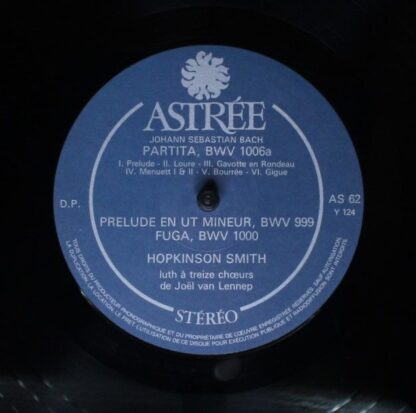 Astree AS 912 - Johann Sebastian Bach,Hopkinson Smith - L'Œuvre - Image 8