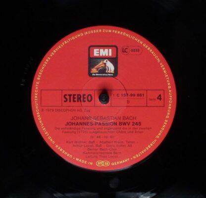 His Master's Voice 1C 157-99 860/62 - Johann Sebastian Bach,Bern - Image 8
