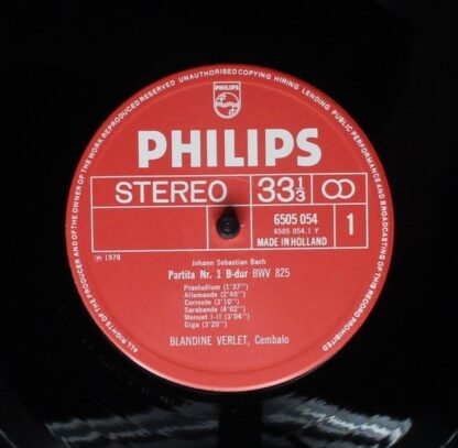 Philips 6769 750 - Johann Sebastian Bach, Blandine Verlet, Jean - Image 5