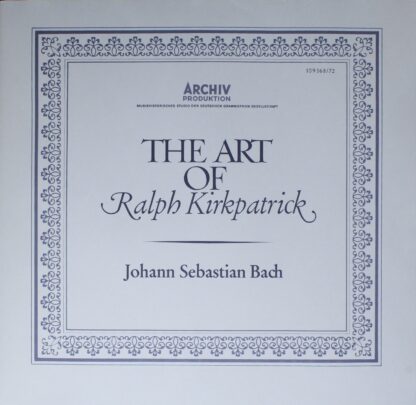 Archiv Produktion SKL 1321/25 - Ralph Kirkpatrick, Johann Sebast - Image 3