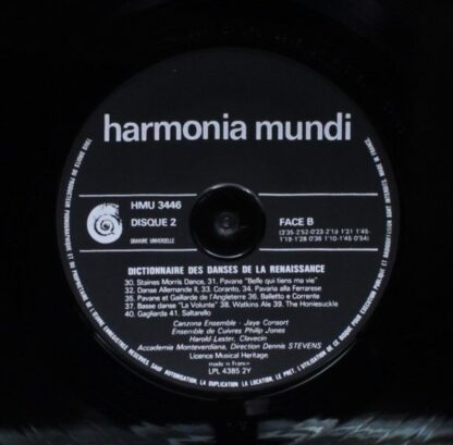 Harmonia Mundi HMU 3446 - Various - Dictionnaire Des Danses De L - Image 8