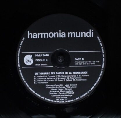 Harmonia Mundi HMU 3446 - Various - Dictionnaire Des Danses De L - Image 10