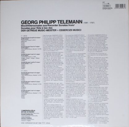 EMI 1695961 - Georg Philipp Telemann, Camerata Köln - Sonaten Au - Image 2