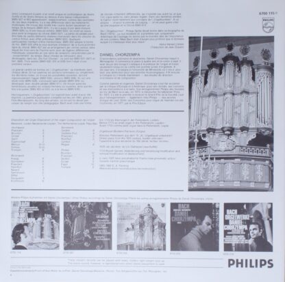 Philips 6700 115 - Johann Sebastian Bach, Daniel Chorzempa - <Or - Image 3