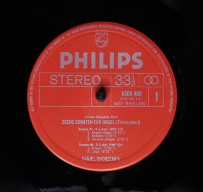 Philips 6700 059 - Johann Sebastian Bach, Daniel Chorzempa - Säm - Image 7