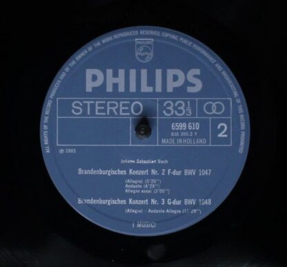 Philips 6747 098 - Johann Sebastian Bach, English Chamber Orches - Image 6