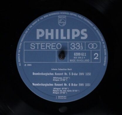 Philips 6747 098 - Johann Sebastian Bach, English Chamber Orches - Image 8