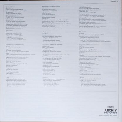 Archiv Produktion 2722 019 - Johann Sebastian Bach - Kantaten II - Image 4