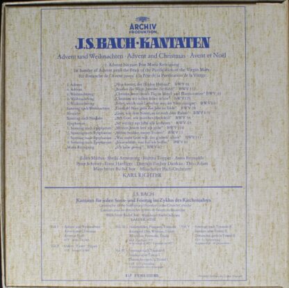 Archiv Produktion 2722 005 - Johann Sebastian Bach, Edith Mathis - Image 2