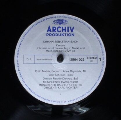 Archiv Produktion 2722 005 - Johann Sebastian Bach, Edith Mathis - Image 9