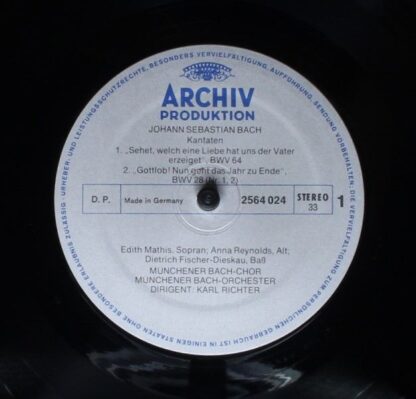 Archiv Produktion 2722 005 - Johann Sebastian Bach, Edith Mathis - Image 11