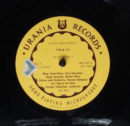 Urania Records (3) URLP 227 - Jules Massenet, Geori Boué, Jean G - Image 8