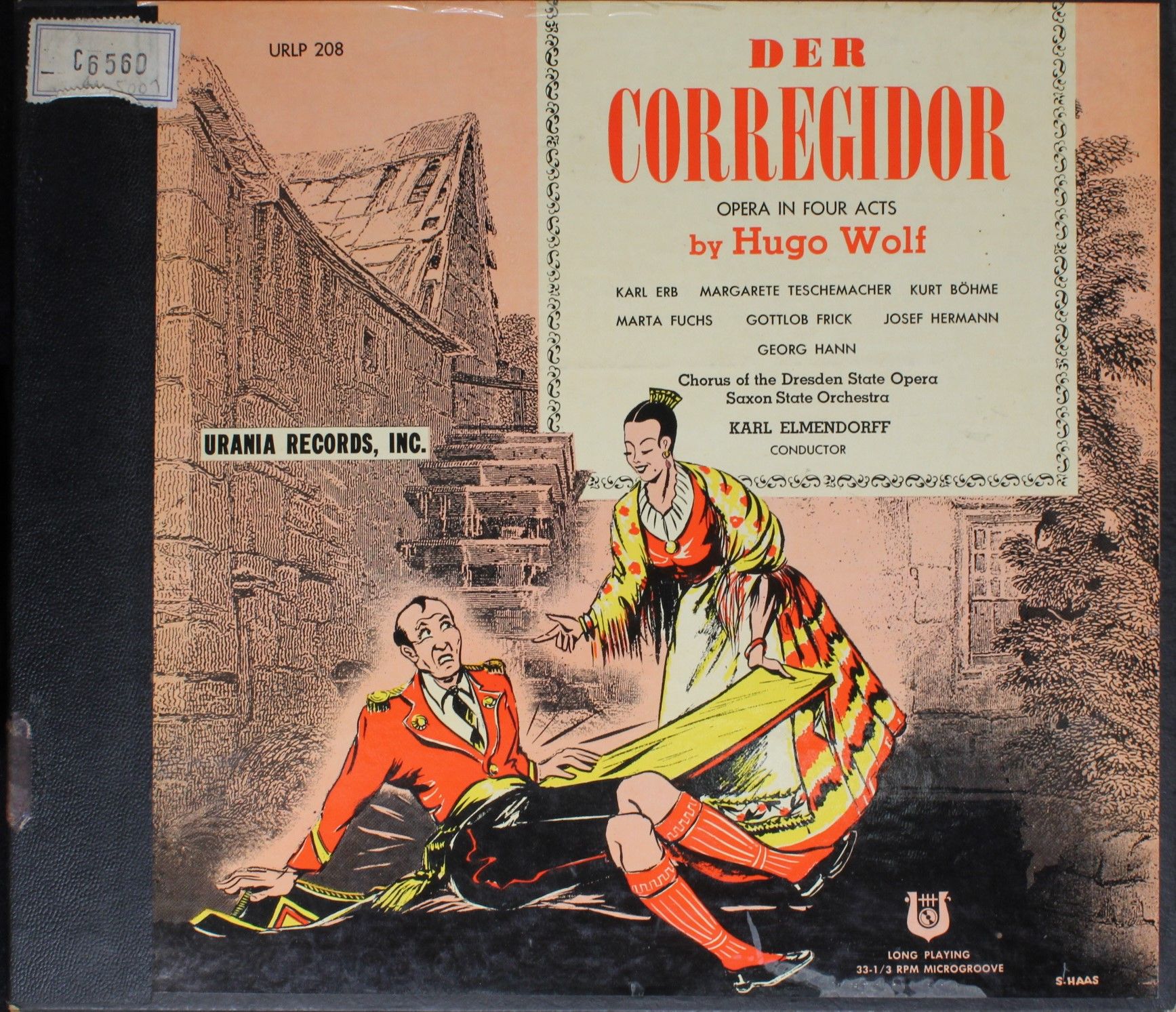 Urania Records (3) URLP-208 - Hugo Wolf - Der Corregidor